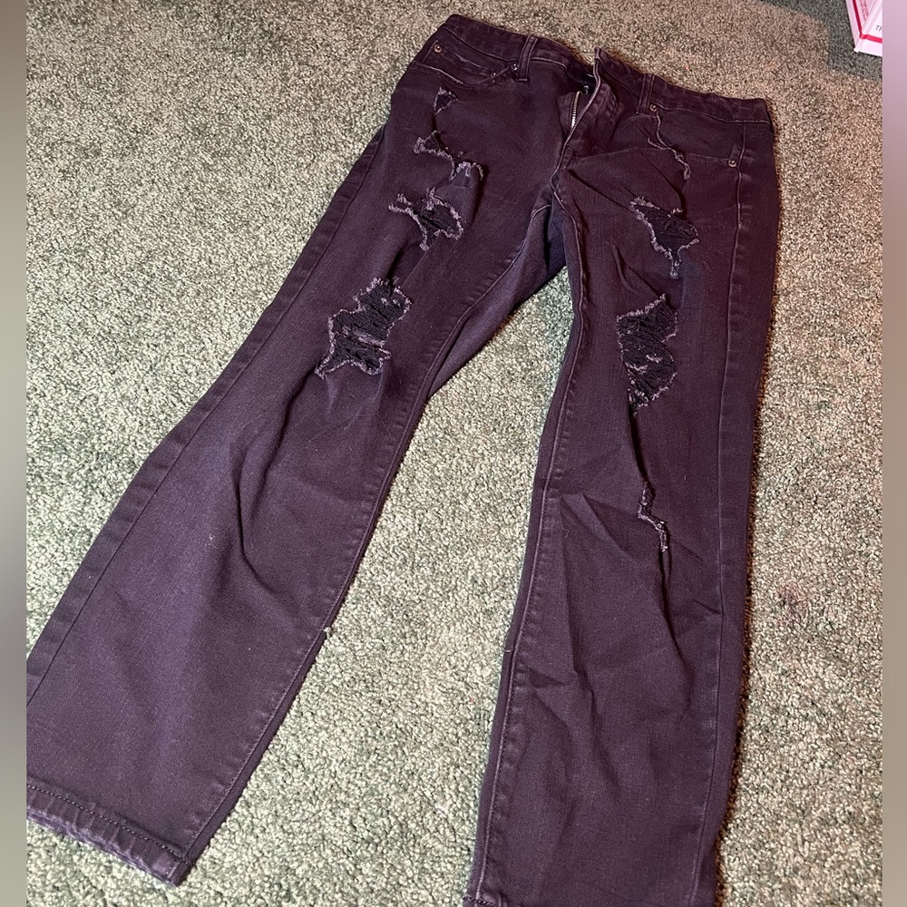 ✨ Dark Black High-Rise Jeggings 🖤